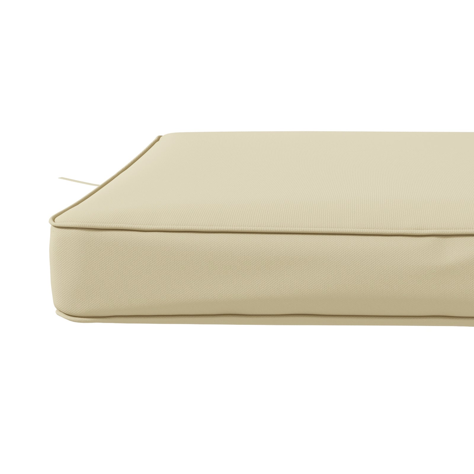 Set Of 4 Outdoor Seat Cushion With Ties, For Patio Furniture | Beige