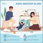 Foldable Kids Slide, Baby Slide For 1.5-3 Years | Green