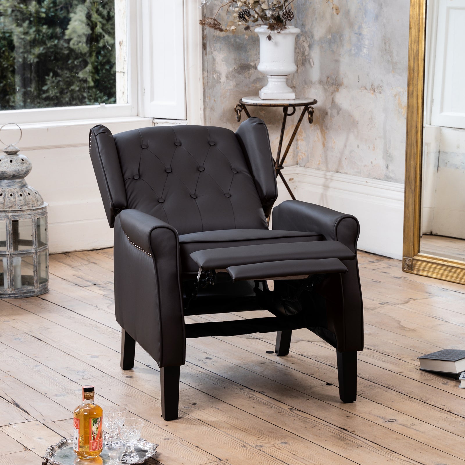 Galena Recliner Armchair | Brown