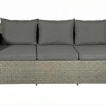 Stylish Knutsford 9 Seat Corner Rattan Dining Set For Outdoor Gatherings | One Size | Grey