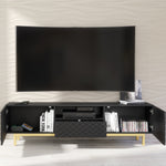 Diamond Luxe Tv Unit 180cm - Deco | Black