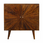 Solid Mango Wood Chestnut Sunrise Cabinet