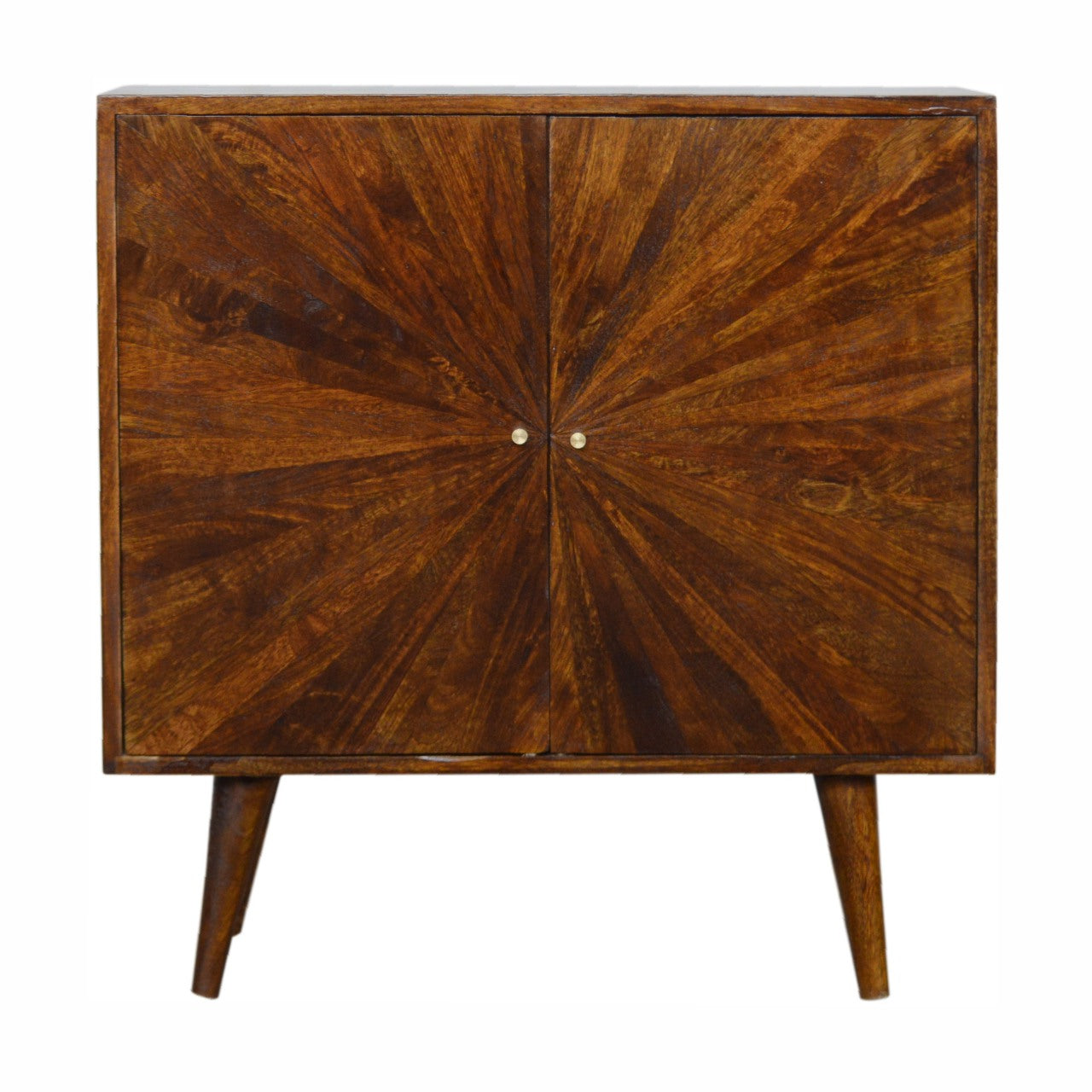 Solid Mango Wood Chestnut Sunrise Cabinet