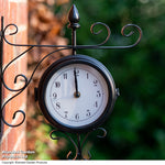 Sedgewick Double-sided Station Clock