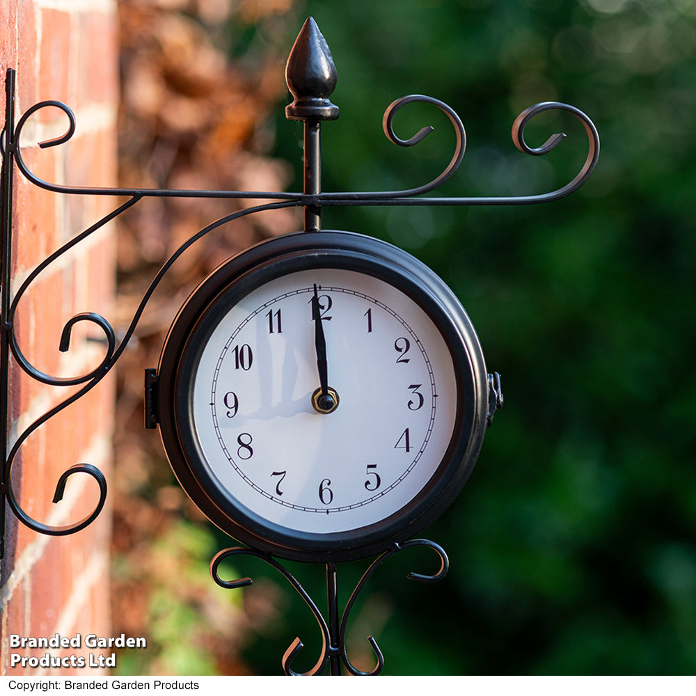 Sedgewick Double-sided Station Clock