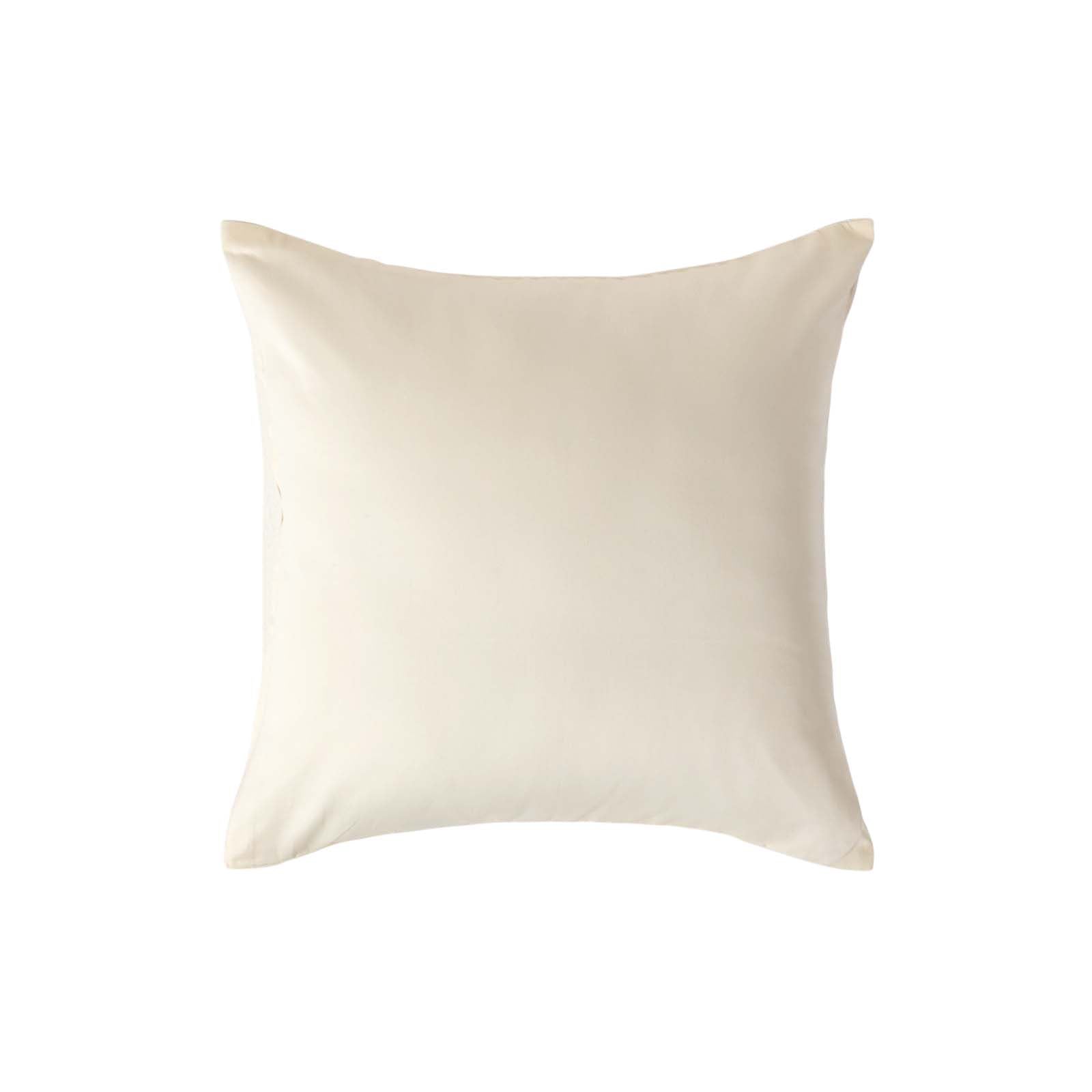 Organic Cotton European Size Pillowcase 400 Tc | 40cm x 40cm | Cream