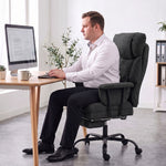 180kg Office Chair, Desk Chair With Lumbar Support | Black