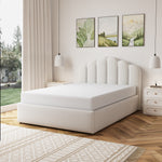 Ranson Fabric Ottoman Bed Frame | Double | Beige