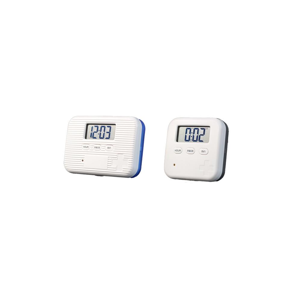 Vibration Pill Box, 5 Alarm, Six Compartment