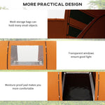 4-6 Persons Camping Tent Dome Family Travel Group Hiking | Orange