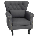 Wingback Armchair Chesterfield Style Accent Chair