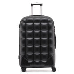 Large 29" Hard Shell Bubble Design Check-in Suitcase Hold Luggage Bag 20kg+ | Large | Black