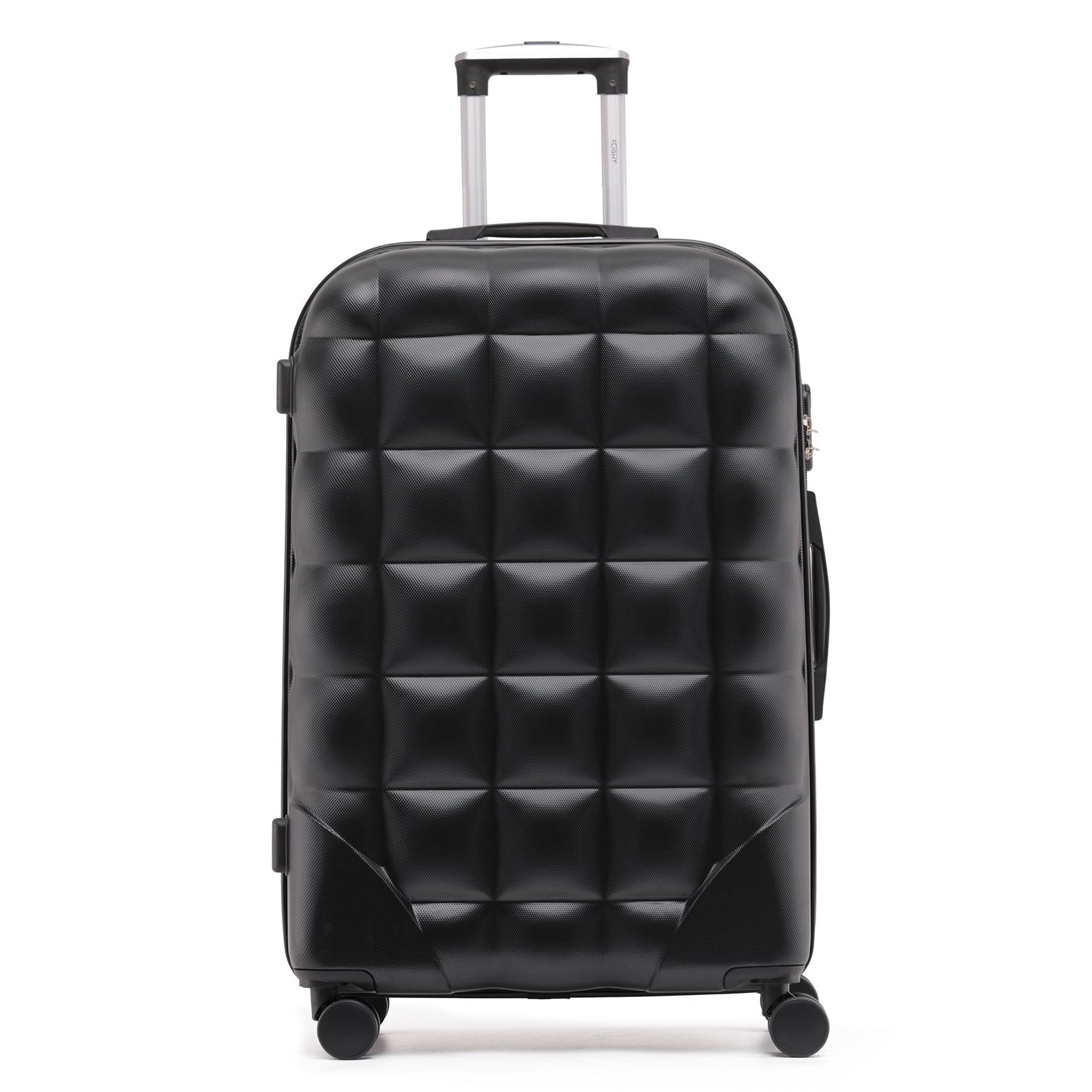 Large 29" Hard Shell Bubble Design Check-in Suitcase Hold Luggage Bag 20kg+ | Large | Black