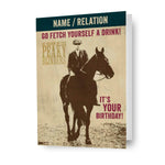 Personalised 'have A Drink' Birthday Card Official Product