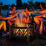 78cm Outdoor Fire Pit & Bbq Garden Heater