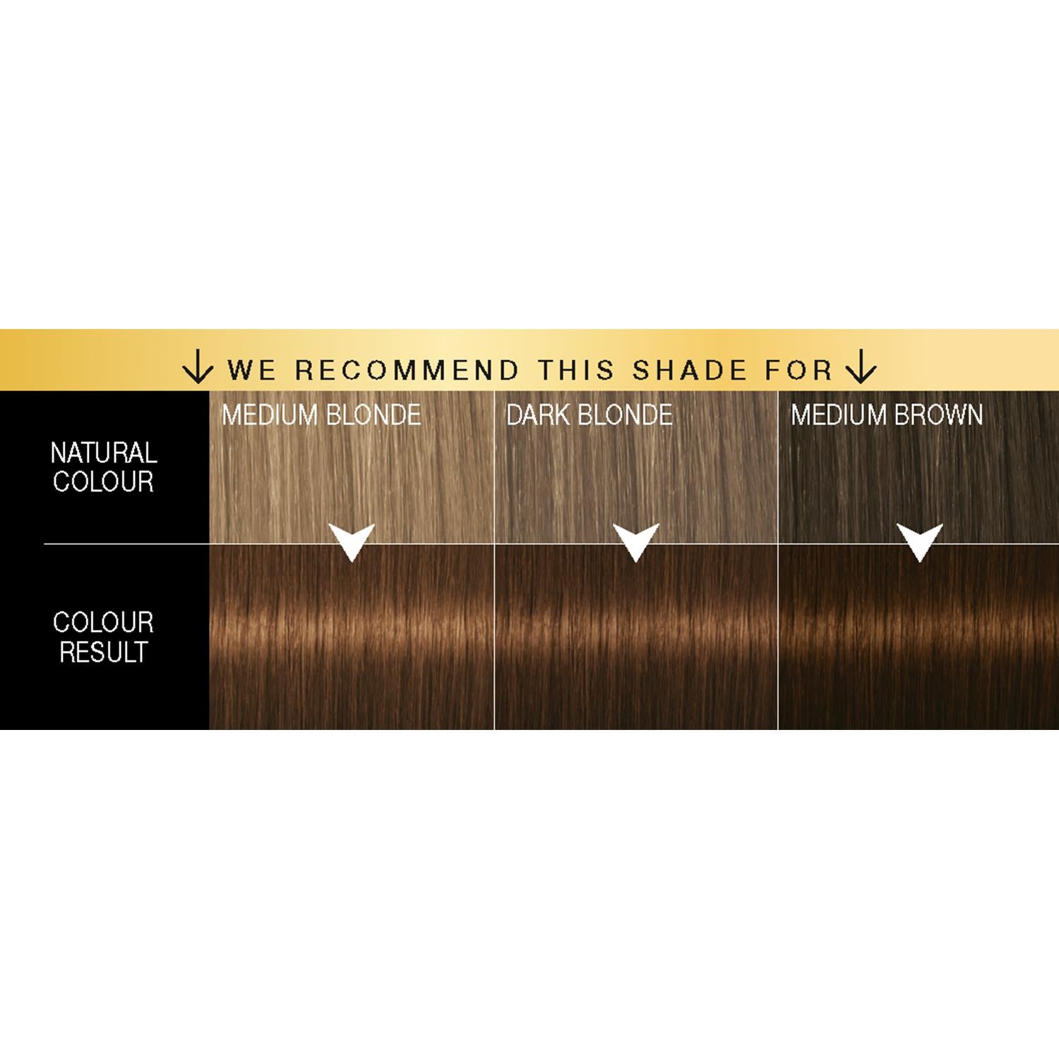 Schwarzkopf Oleo Intense 4-60 Gold Brown No Ammonia Permanent Oil Colour 3 Pack