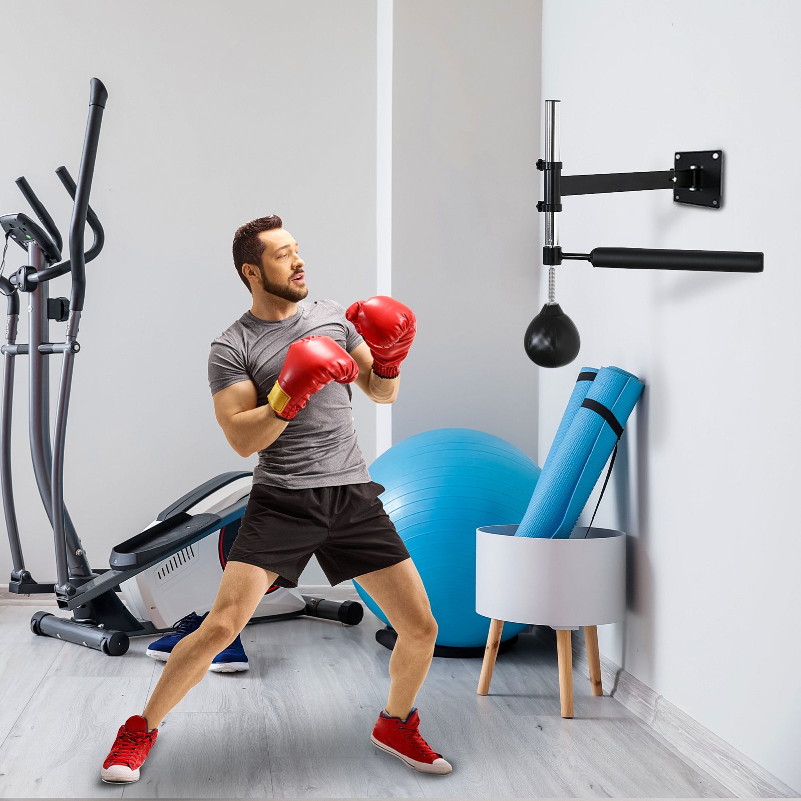 Adjustable Speed Bag Wall Mount, Boxing Equipment