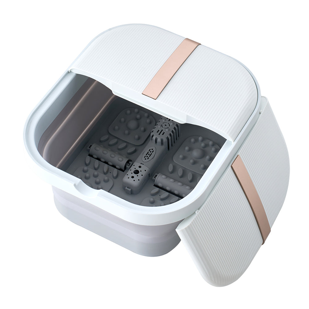 Foldable Foot Spa Massager Pedicure Bath | White