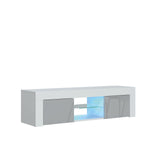 Loom Tv Unit 130cm With Led Lights | Grey