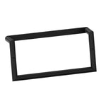 Towel Rack, Matt Black, Micra Collection