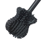 Recycled Toilet Brush - Replaceable head that is screwed in - Closed fit storage cover - Made in the UK | Graphite Black