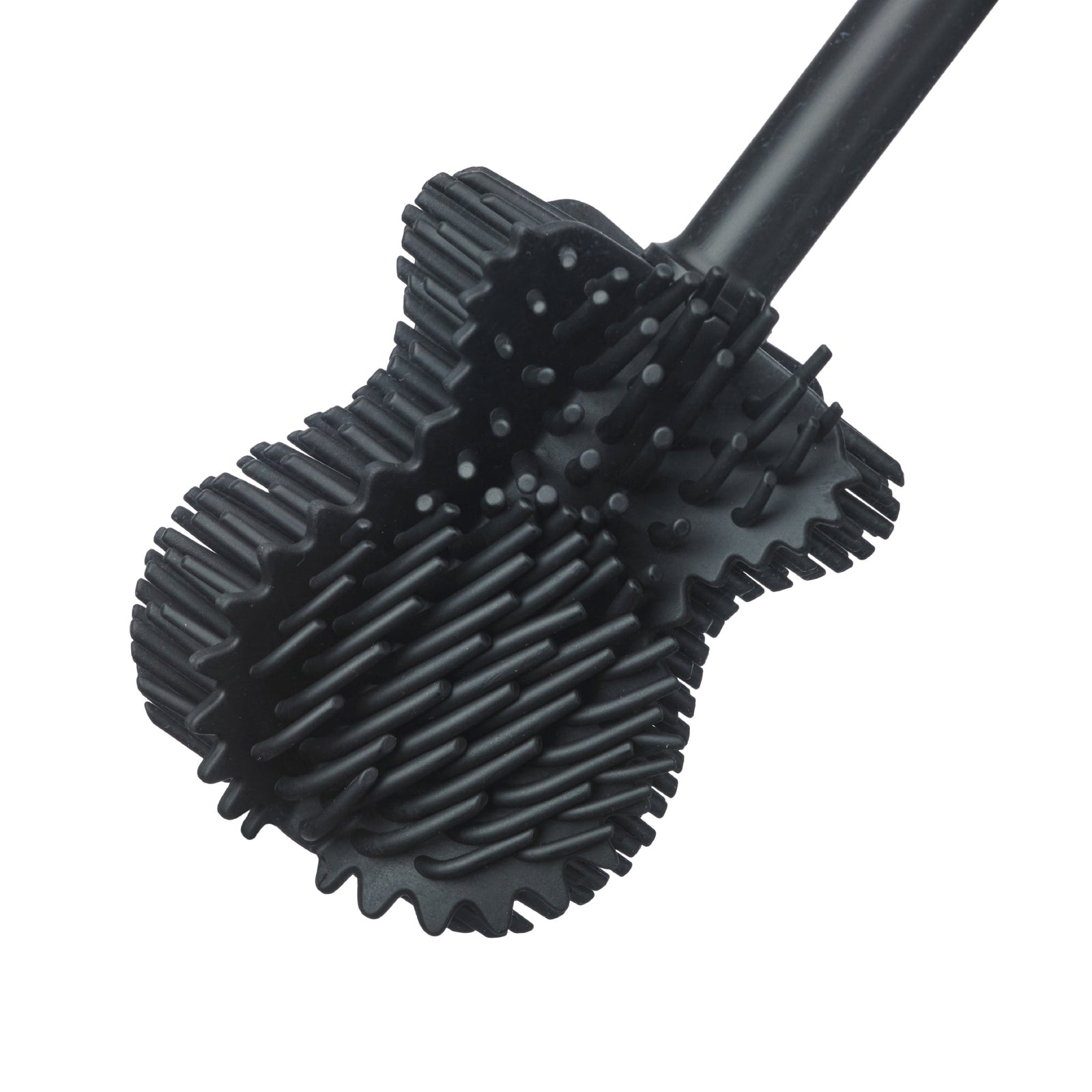 Recycled Toilet Brush - Replaceable head that is screwed in - Closed fit storage cover - Made in the UK | Graphite Black