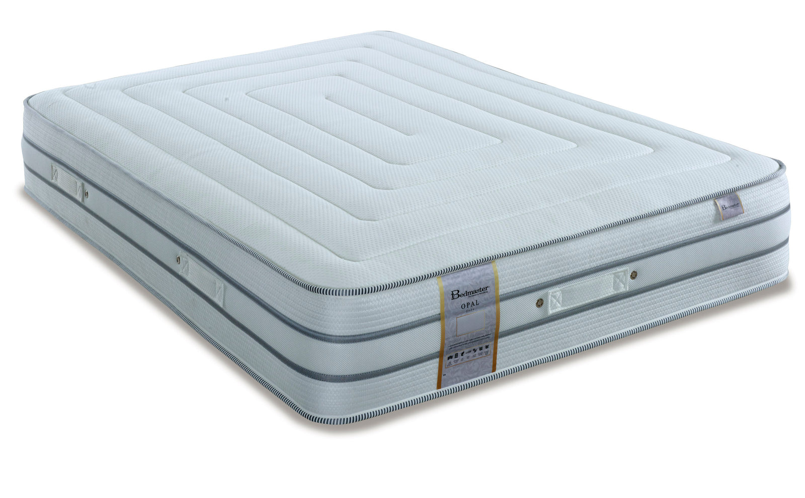 Opal 2000 Pocket Sprung Reflex And Latex Foam Mattress | King | White