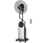 16" Pedestal Fan With Water Mist Spray, 3.1l Tank