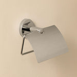 Toilet Roll Holder With Cover, Chrome, Hidden Fixings, Start Collection