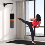 5-length Adjustable Punch Bag Wall Bracket For Boxing | Black