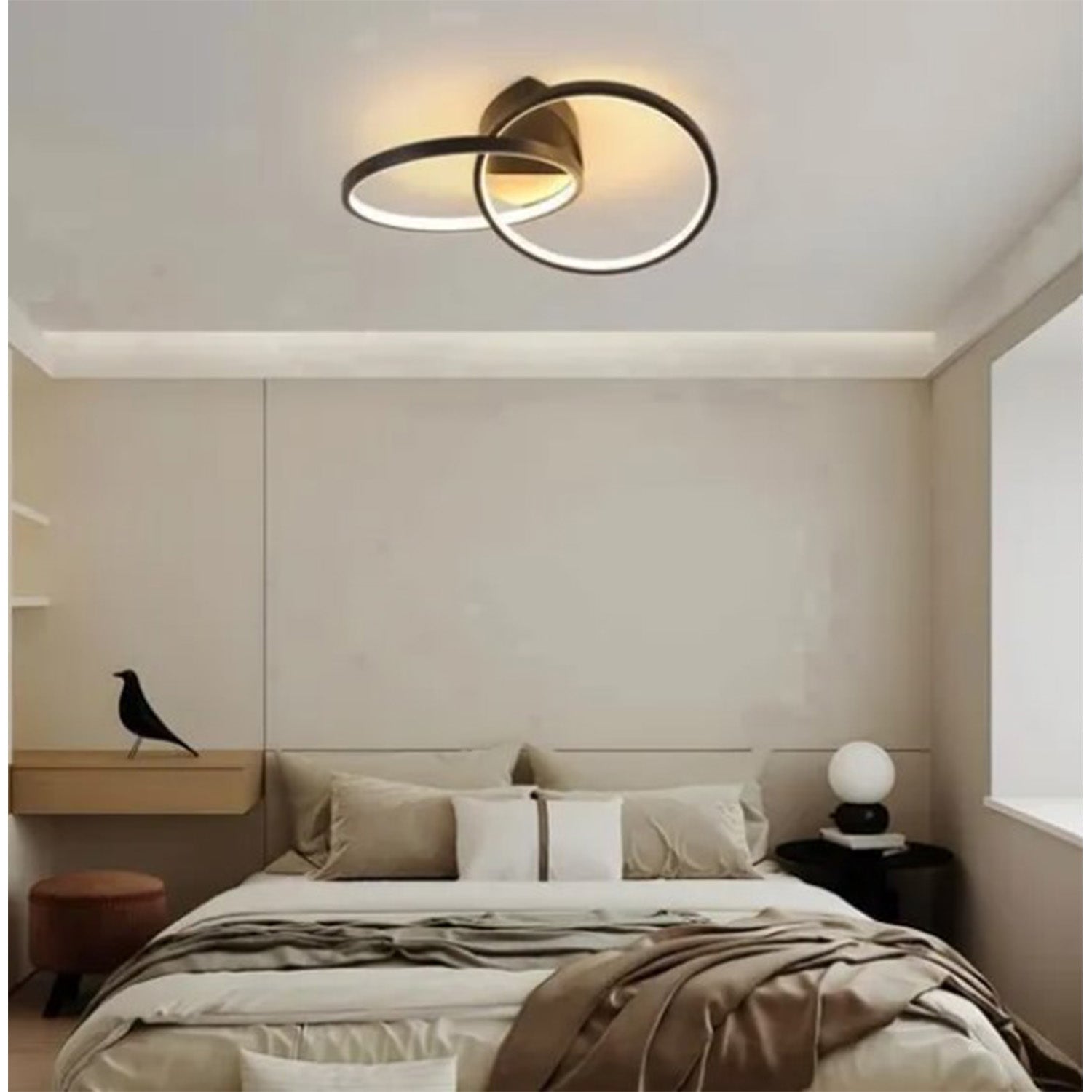 Bath Plus TB+ Modern Dual-round Led Ceiling Light