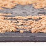 HOMESCAPES Bumble Bee Rubber & Coir Doormat