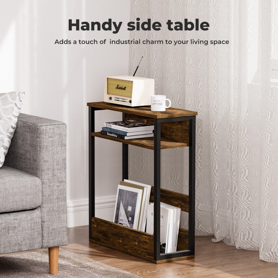 Levede Coffee Table With Storage Shelf Bedside Cabient Sofa Side End Tables
