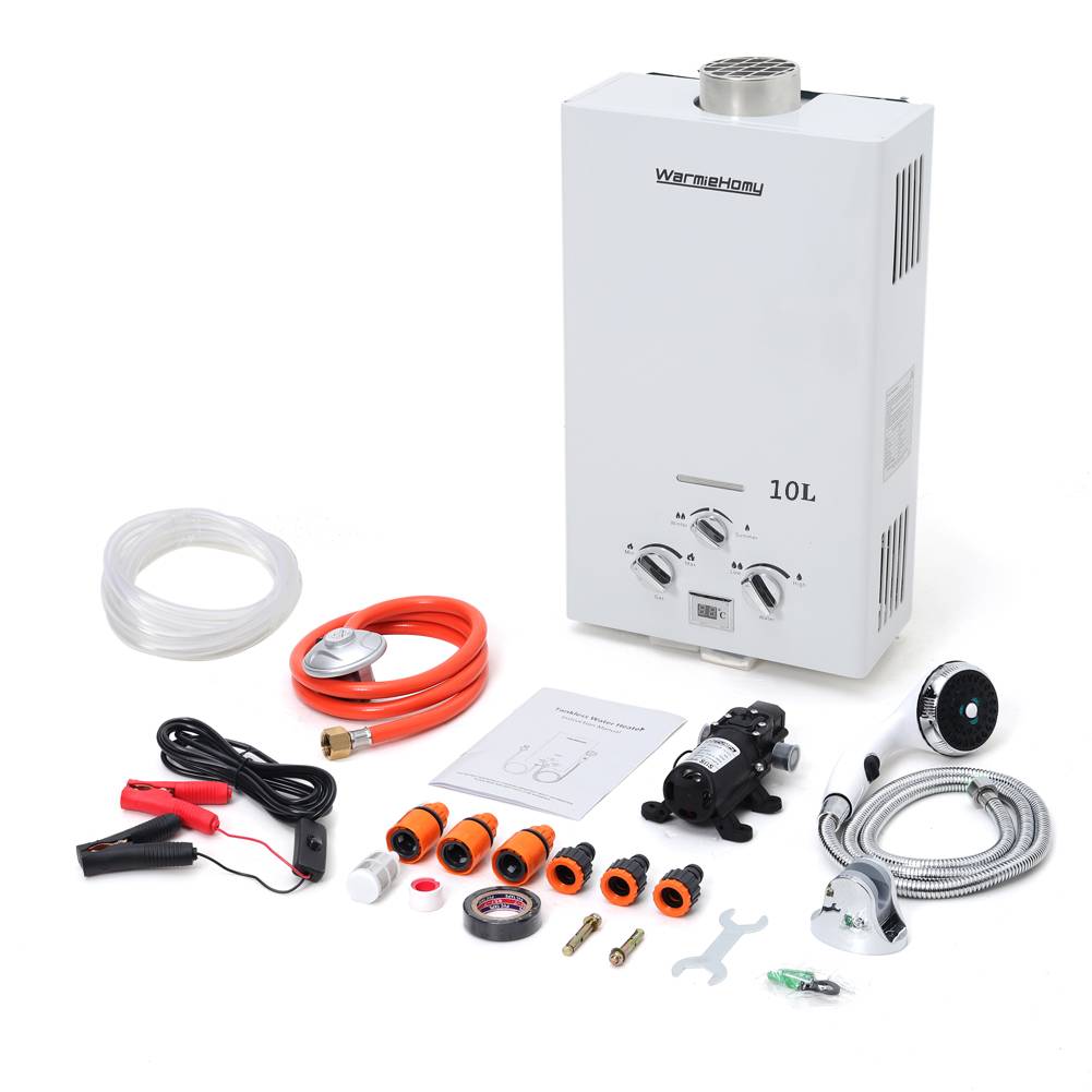 10l 20kw Instant Gas Water Heater With Shower Head