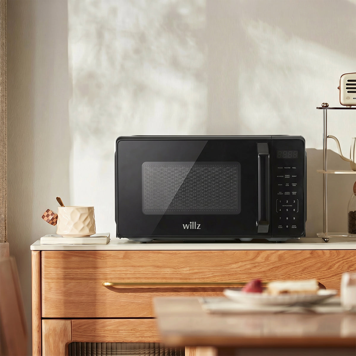 20l Digital Microwave Oven 700w With 6 Power Levels & Timer