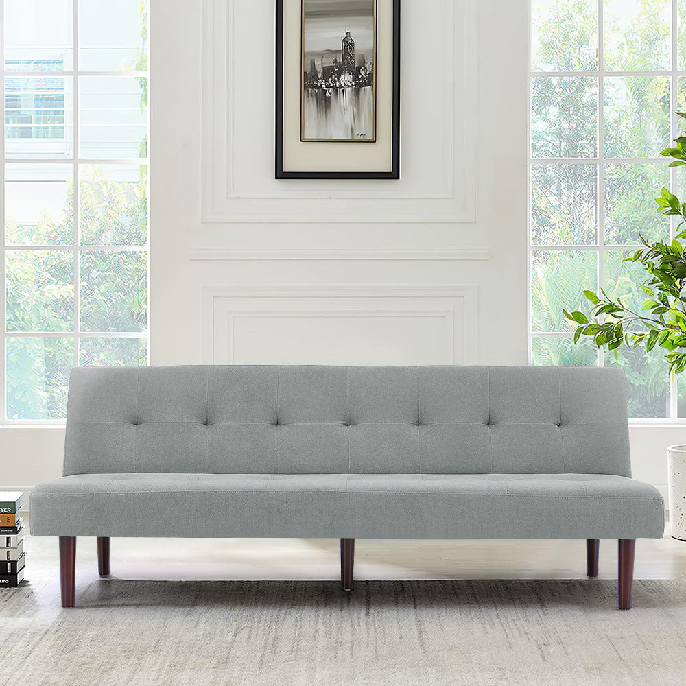 Contemporary Convertible Sofa Bed | Grey