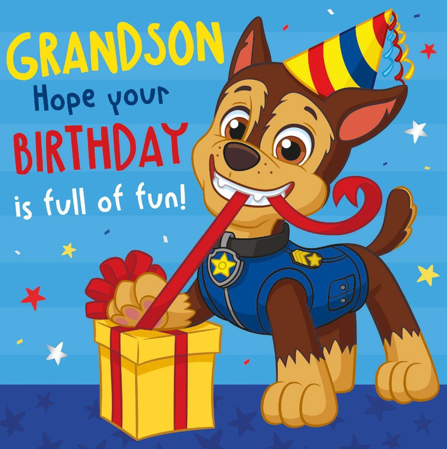 Grandson Birthday Card Official Product