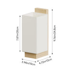 Vintage-inspired Wall Lamp With Natural Wood And Glass Shade – Elegant Lighting