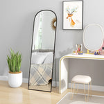 Full Length Mirror Aluminium Alloy Frame Hanging Or Leaning