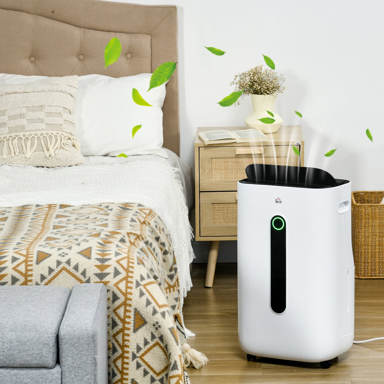 20l Per Day Quiet Air Dehumidifier With Purifier Timer