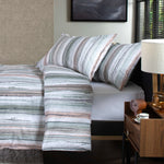 Jadette Chalkie Cotton Printed Duvet Cover Set | King | Green