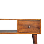 Solid Wood Classic Chestnut Coffee Table