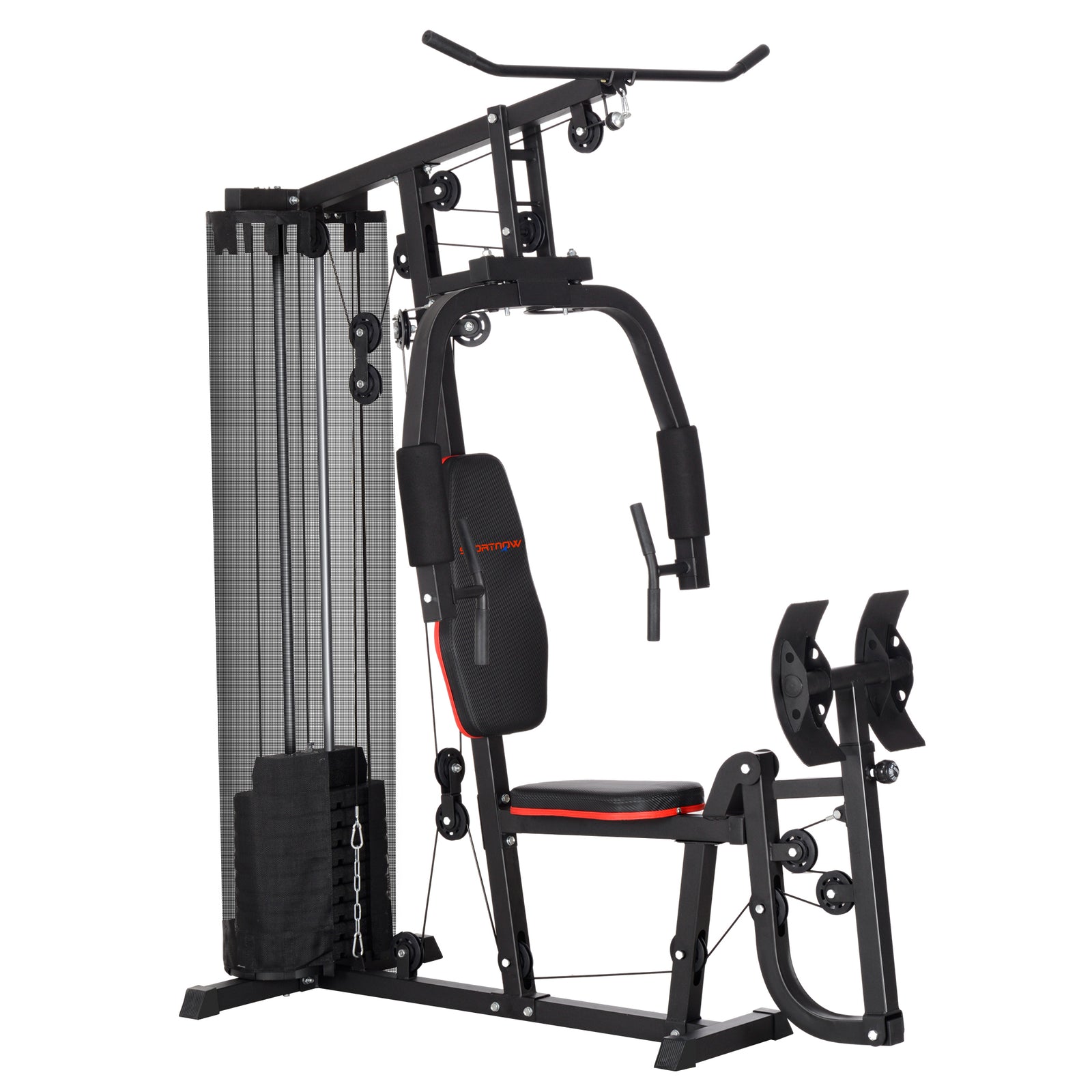 Compact Multi Gym With 45kg Weight Stack | Black
