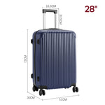 Hardshell Spinner Wheel Luggage Travel Suitcase | Blue
