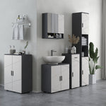Bathroom Storage Cabinet Small With Soft Close Doors