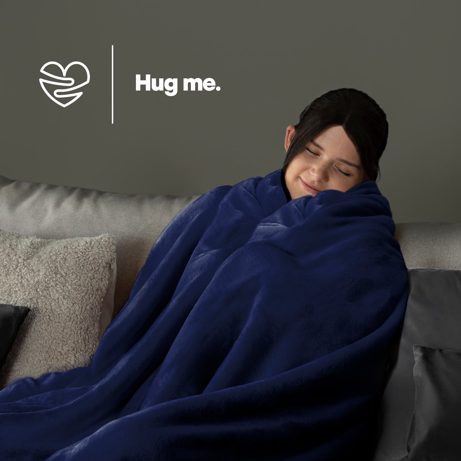 Single Fleece Blanket - Midnight