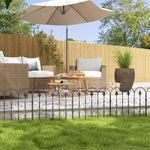 5pc Garden Fencing Panels Bed Border Animal Barrier