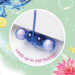 Colour Active Toilet Rim Block Blue Bleach Anti-limescale 3 X 50g, 5pk