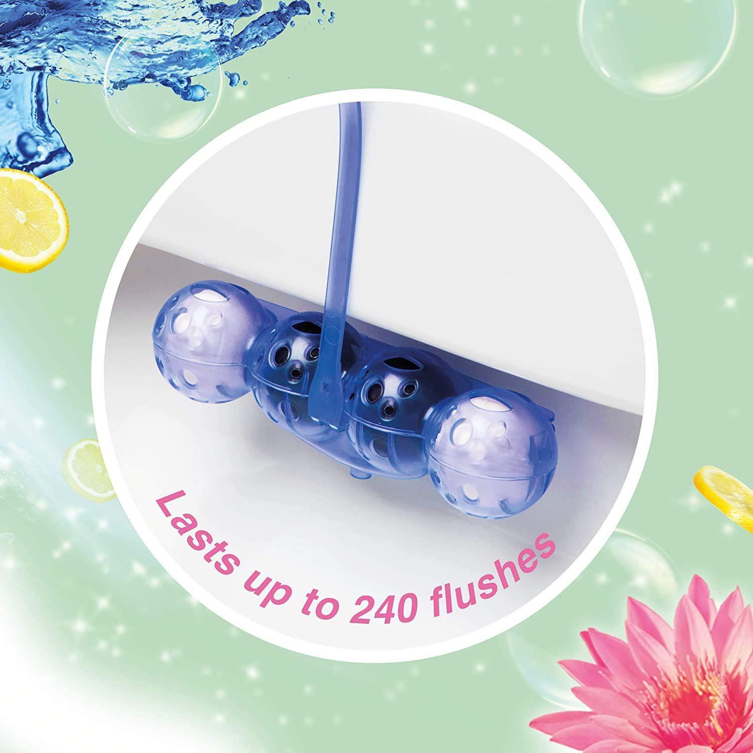 Colour Active Toilet Rim Block Blue Bleach Anti-limescale 3 X 50g, 5pk