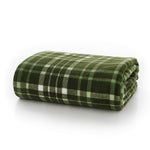 Snuggle Touch Microfibre Supersoft Fleece Throw | 140cm x 180cm | Olive